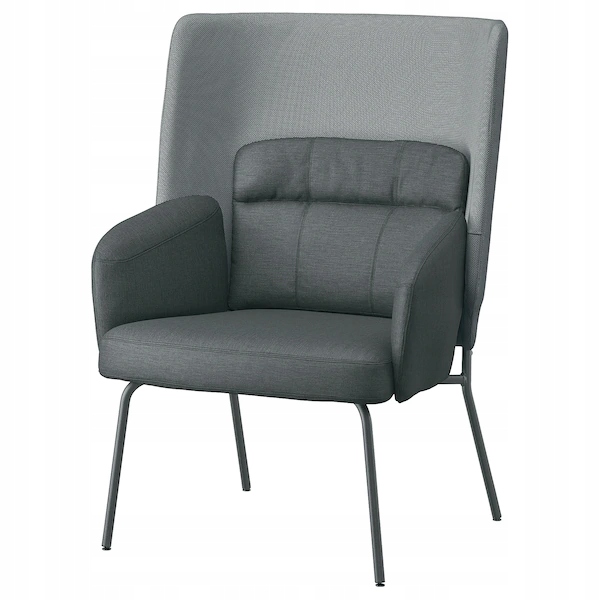 

Ikea Bingsta Fotel z wysokim oparciem ciemnoszary