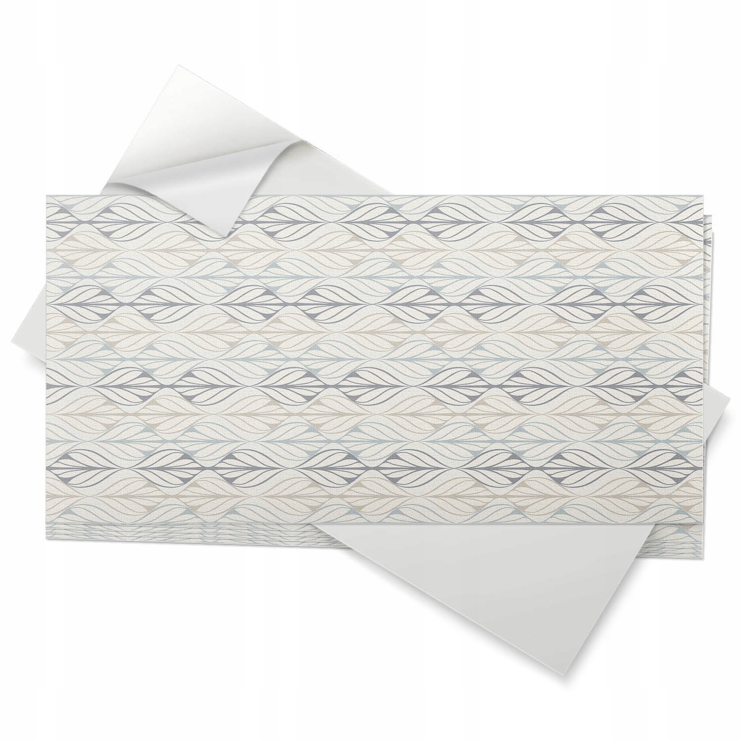 Nástěnné Pvc dlaždice Samolepící 6 ks 60x30 cm Vzor listů v kosočtvercích
