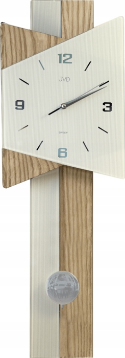 Dizajnové kyvadlové nástenné hodiny Jvd NS16073.3, 71cm