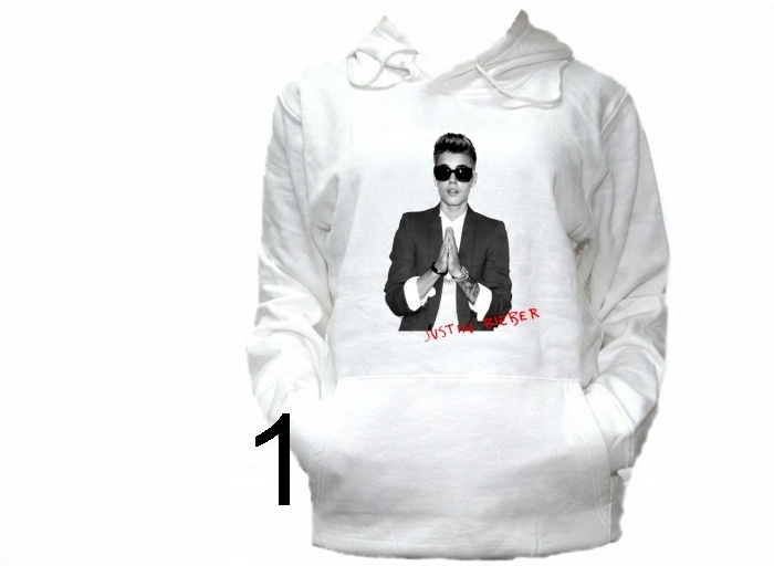 

Bluzy Kaptur Wzory Justin Bieber Biber