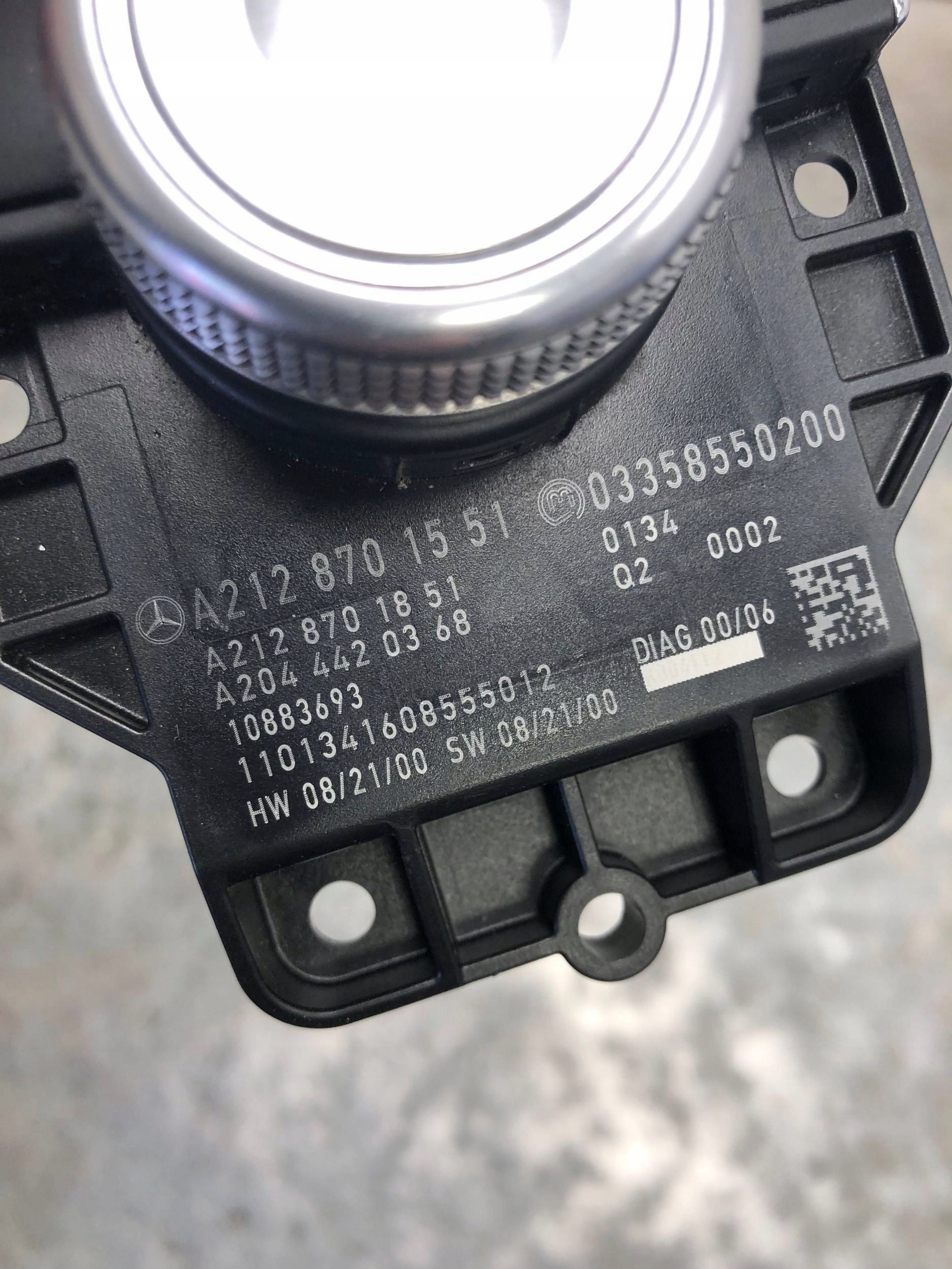 Schalter COMAND MERCEDES W212 A2128701551