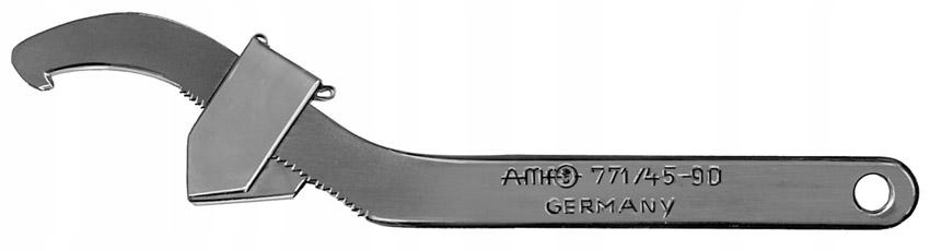 

Klucz hakowy z noskiem nastawny 20-42mm Amf