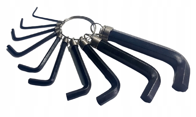

Klucze Imbusowe typu Torx 9 Sztuk rozm10-50mm