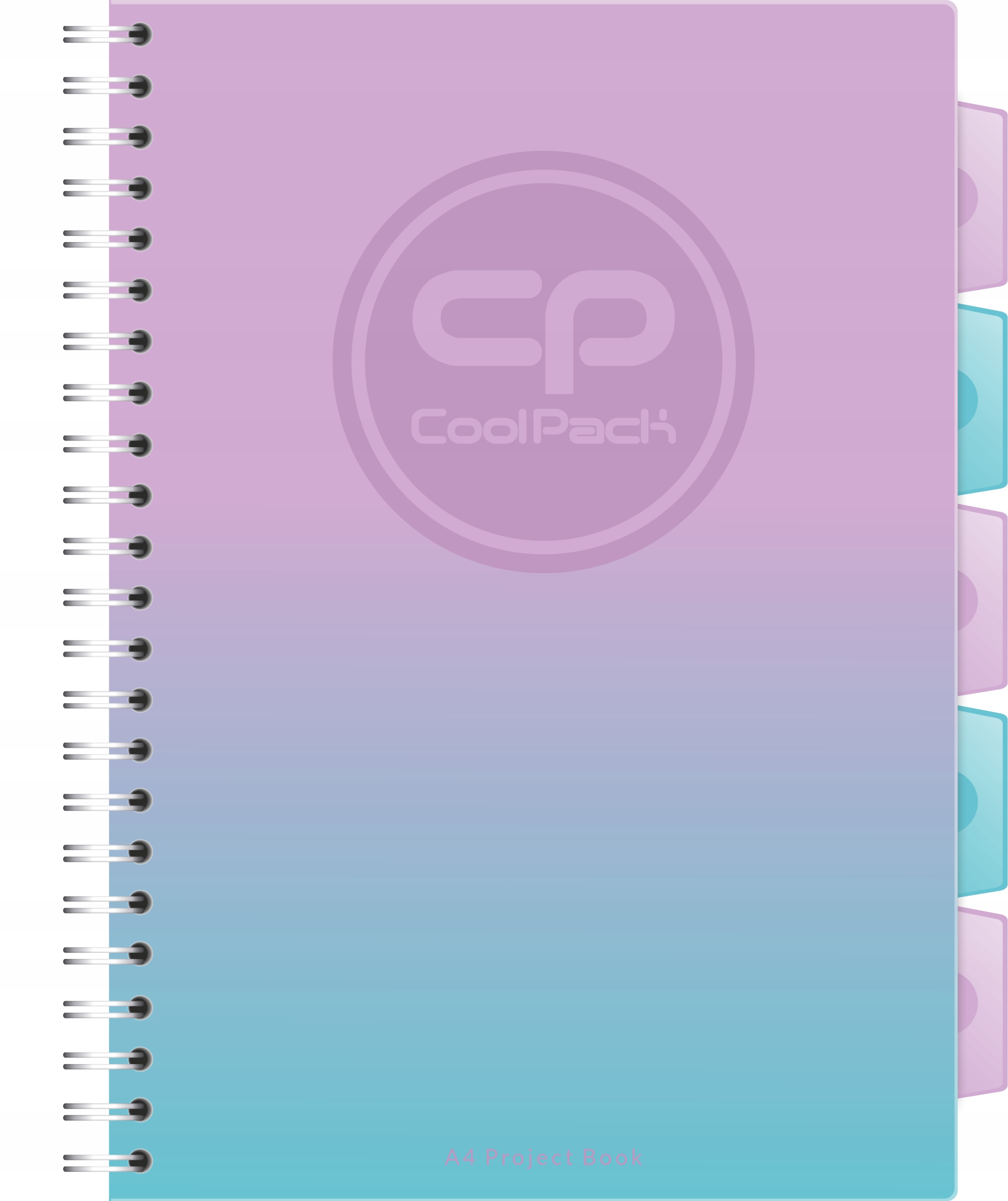 

Kołozeszyt Kołonotes A4/200s Kratka Coolpack Berry