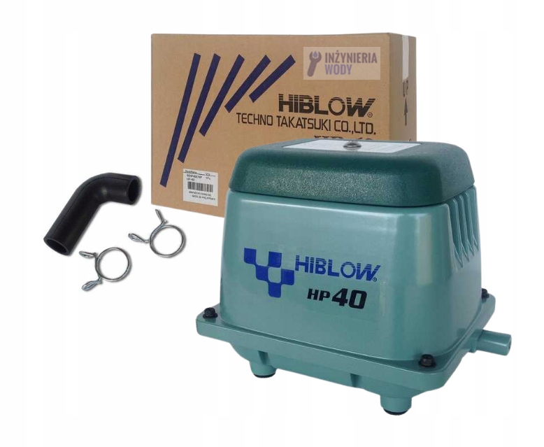 Fúkač Hiblow Hp 40 vzduchová pumpa do žúmp a čistiarní odpadových vôd rybníka