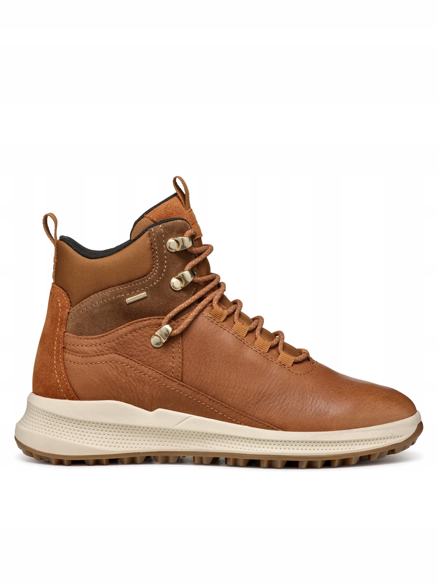 Geox Hnědá dámská kotníková obuv Geox Pg1X Abx