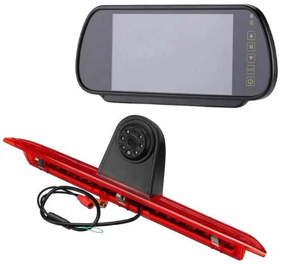 Sada Na Cúvanie, Brzdové Svetlo S Kamerou 7" Sprinter Crafter Monitor Diódy Ir