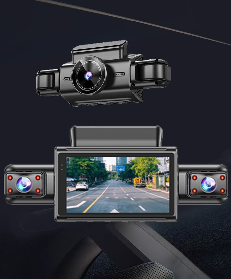 NHOPEEW 4-Channel 1080P Dash Cam 360° 3" Screen G-Sensor 64GB — miniatura 15