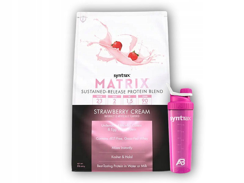 Matrix 2270g Láhev AeroBottle Primus Crystal 800ml strawberry cream