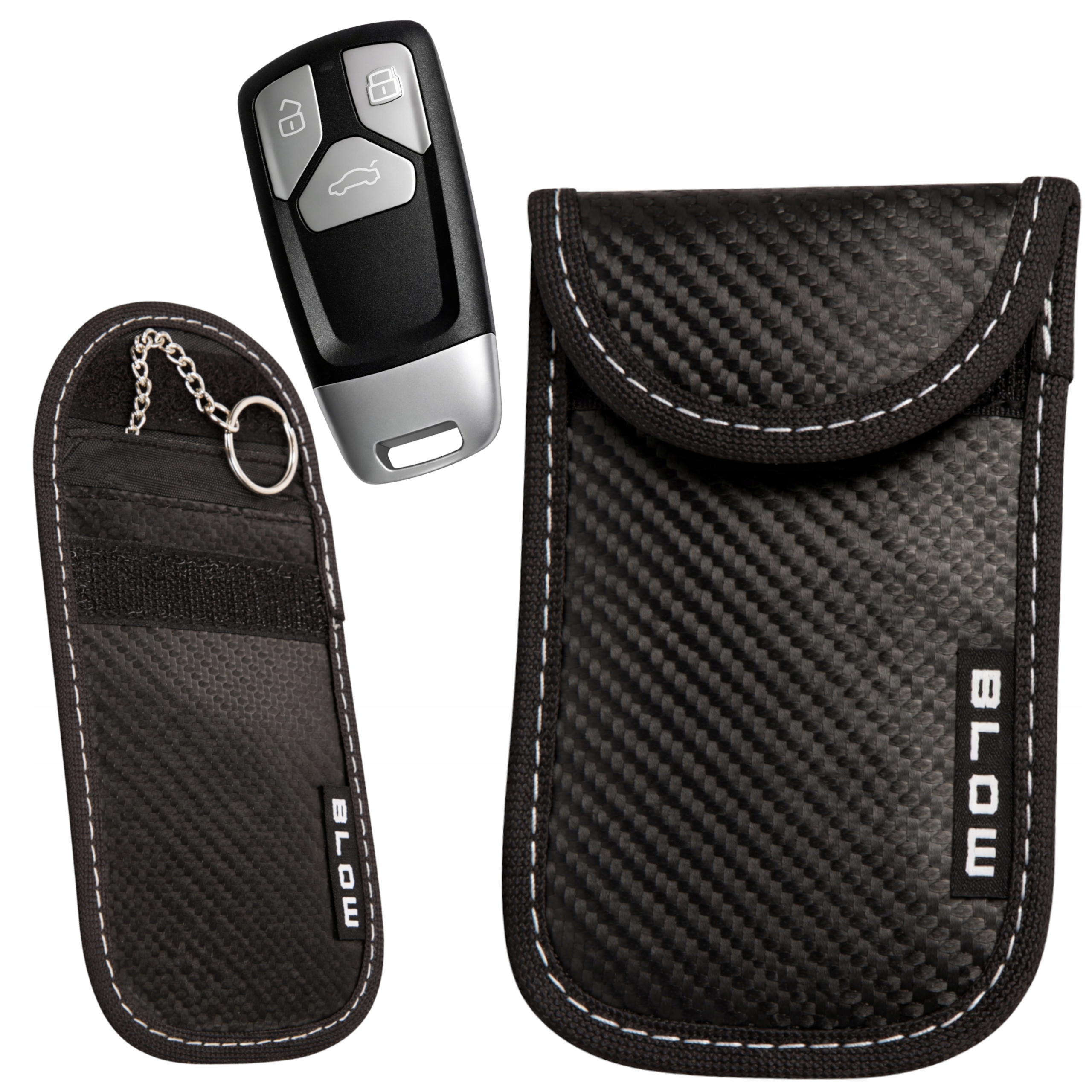 Etui Antykradzieżowe Pokrowiec Kluczyk Kluczyki Keyless Klatka Faradaya