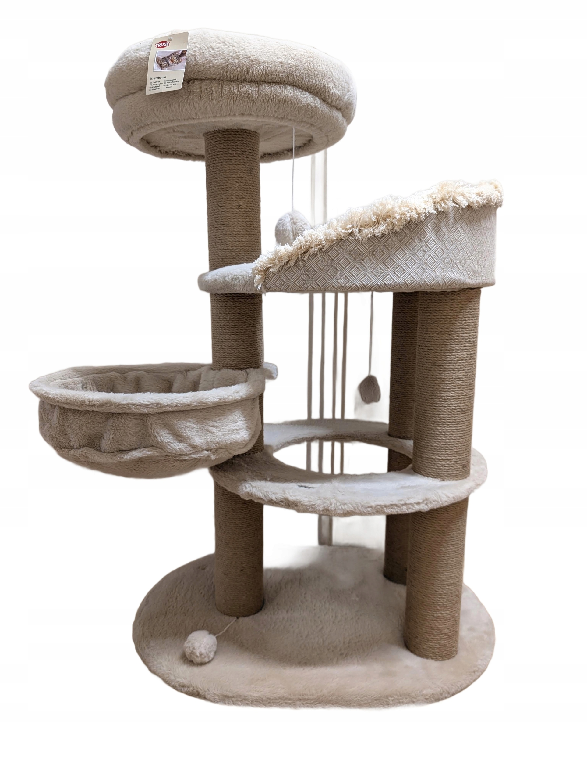 Levně Trixie Stojící škrabadlo pro kočky Boho Filippo Béžová 77x58x114cm Velké