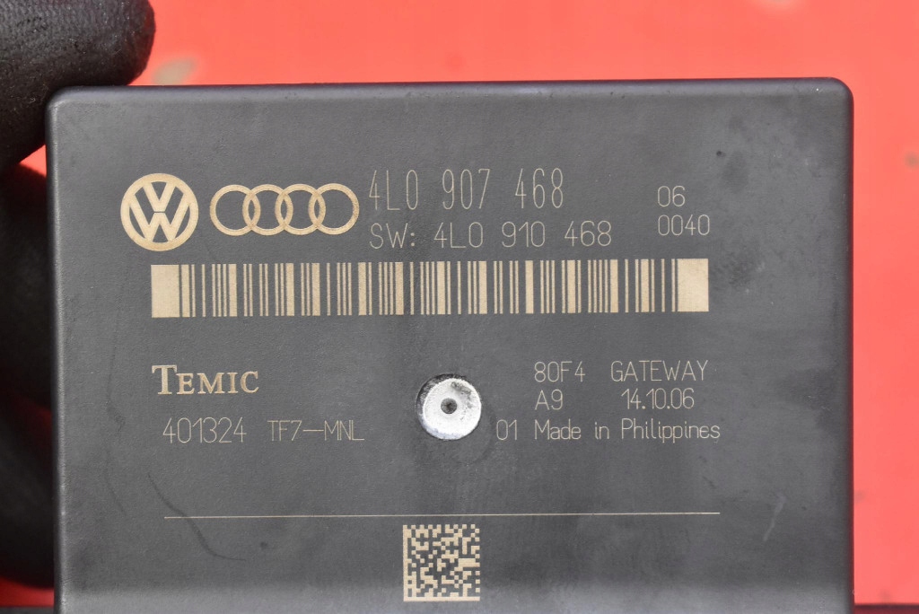 control unit module GATEWAY 4L0907468 AUDI Q7 4L 3.0 TDI 233 KM QUATTRO 05-09