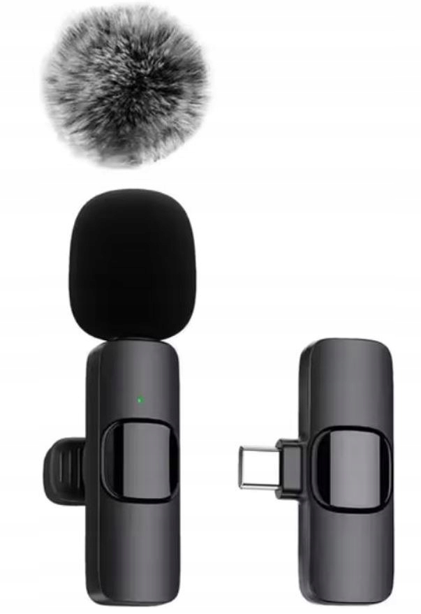 MIKROFON KRAWATOWY BEZPRZEWODOWY USB-C ANDROID Marka bez marki
