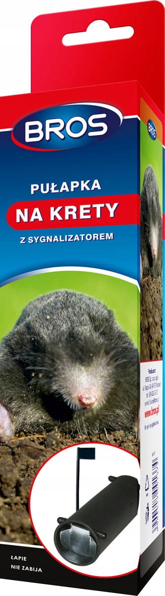 

Bros pułapka na krety z sygnalizatorem