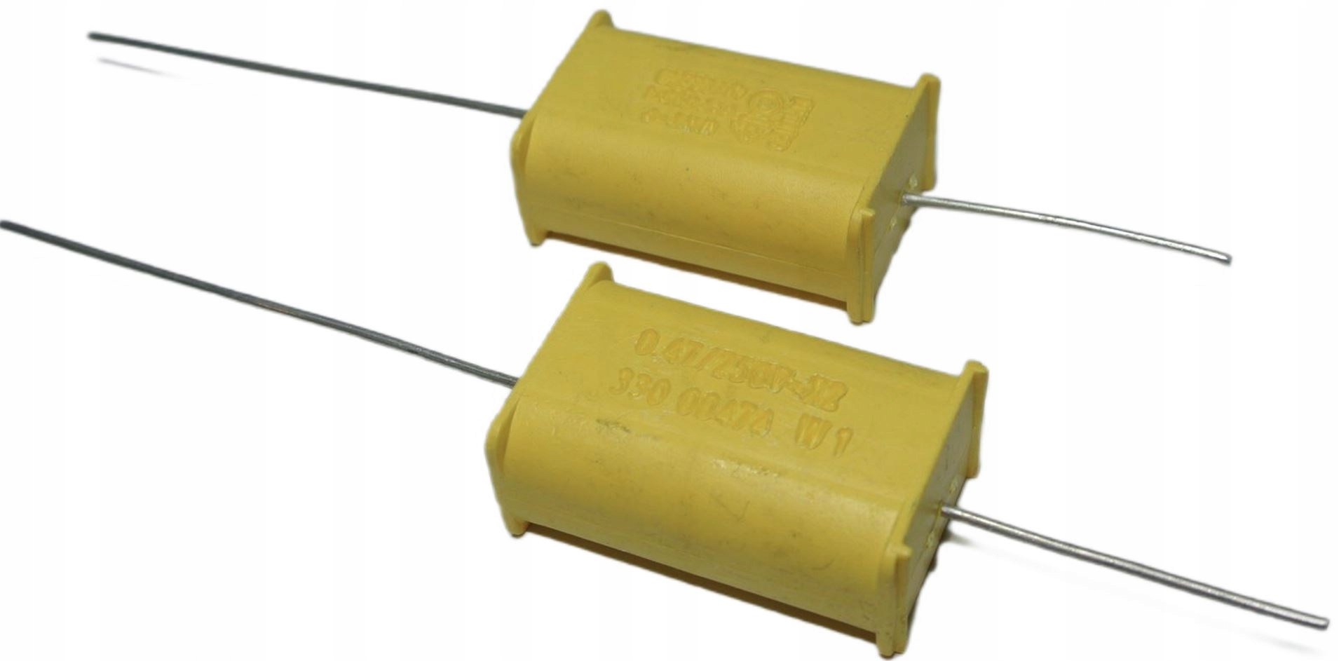 470nF 250V~ X2 Mkt-p Philips 0.47uF 250VAC kondensator osiowy [2szt]
