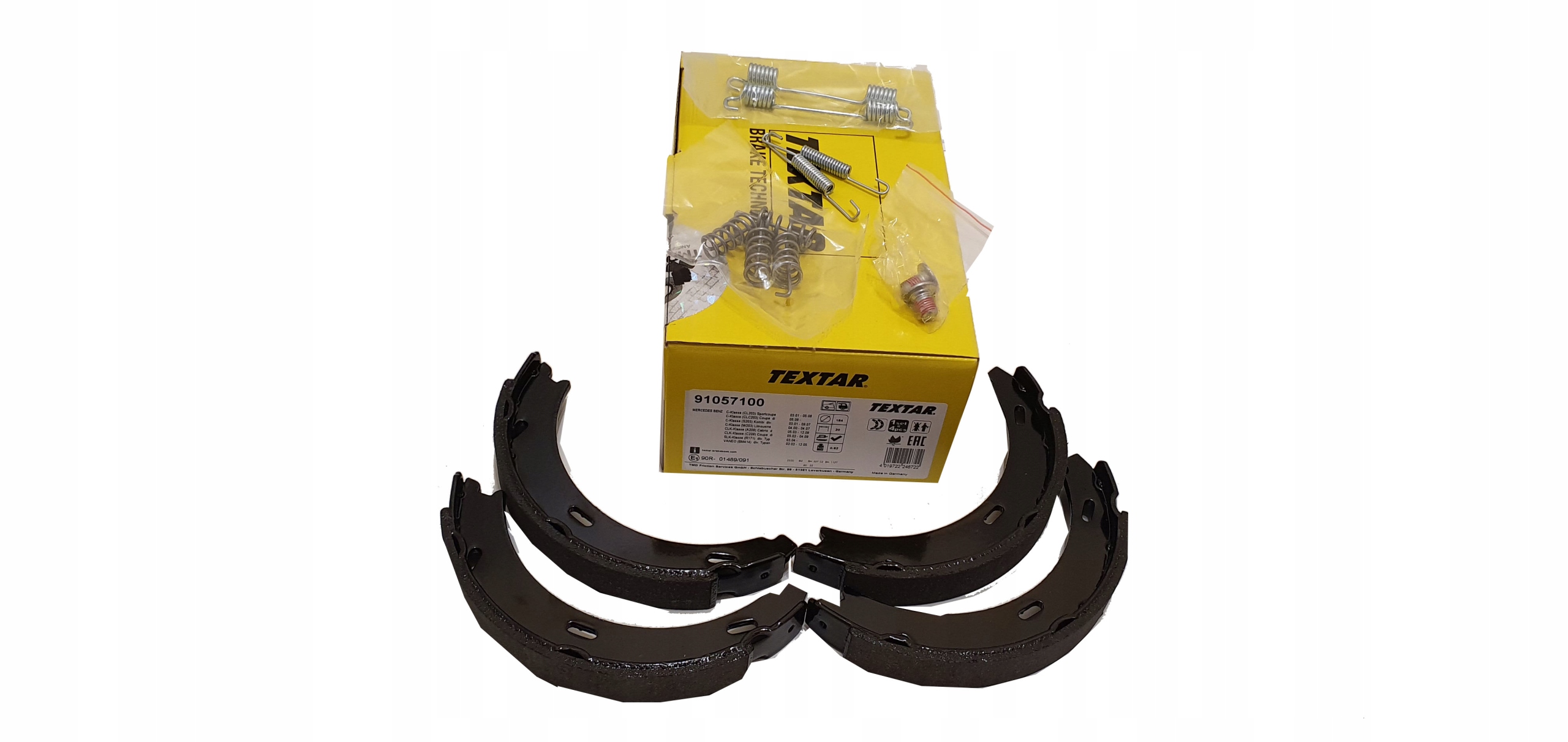 TEXTAR SZCZEKI HAMULCOWE MERCEDES CLK/KLASA C
