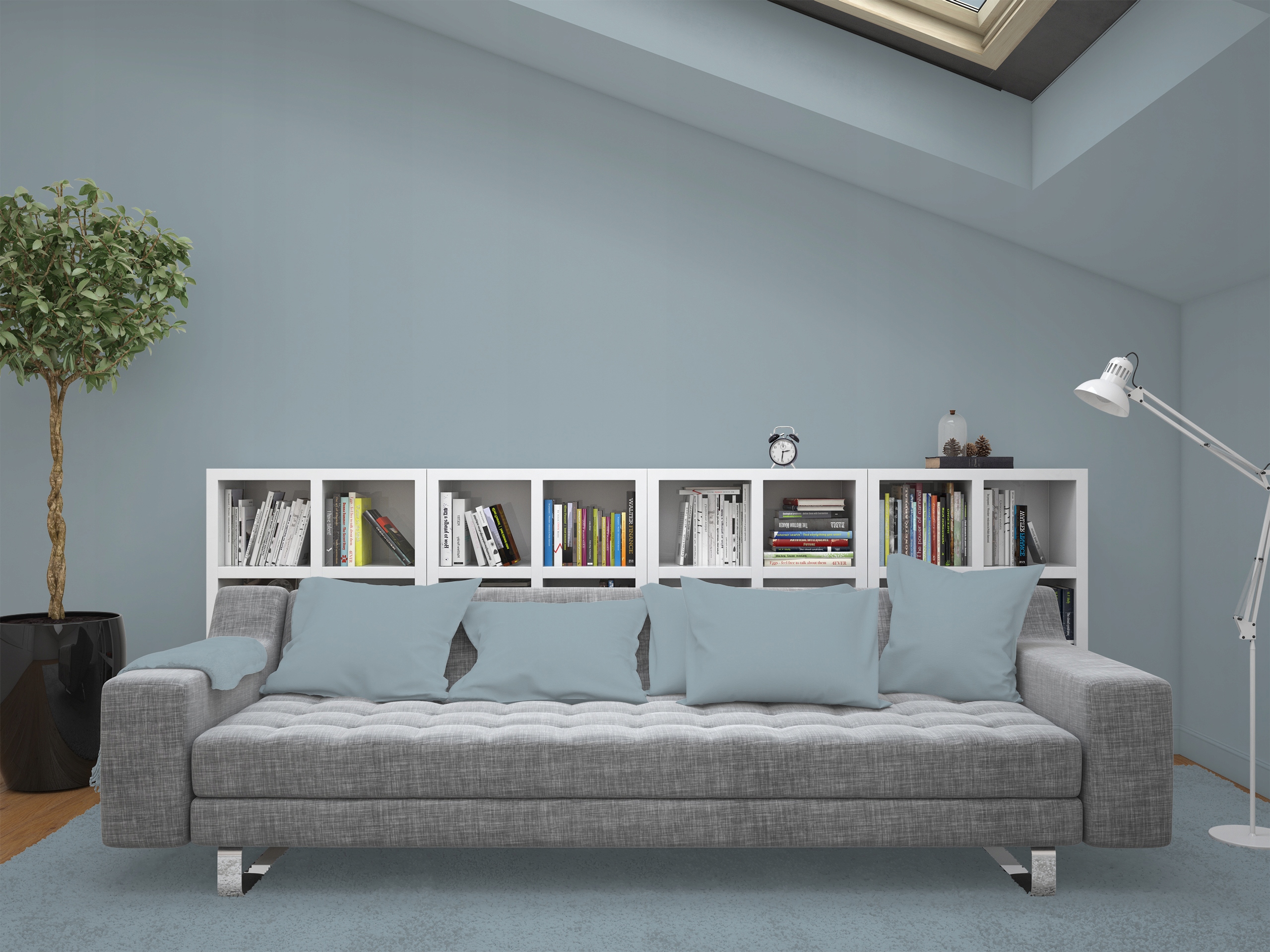 FARBA LATEKSOWA SZARY PLATYNOWY KOLOR SZARA PLATYNA 5L Rodzaj ścienna sufitowa