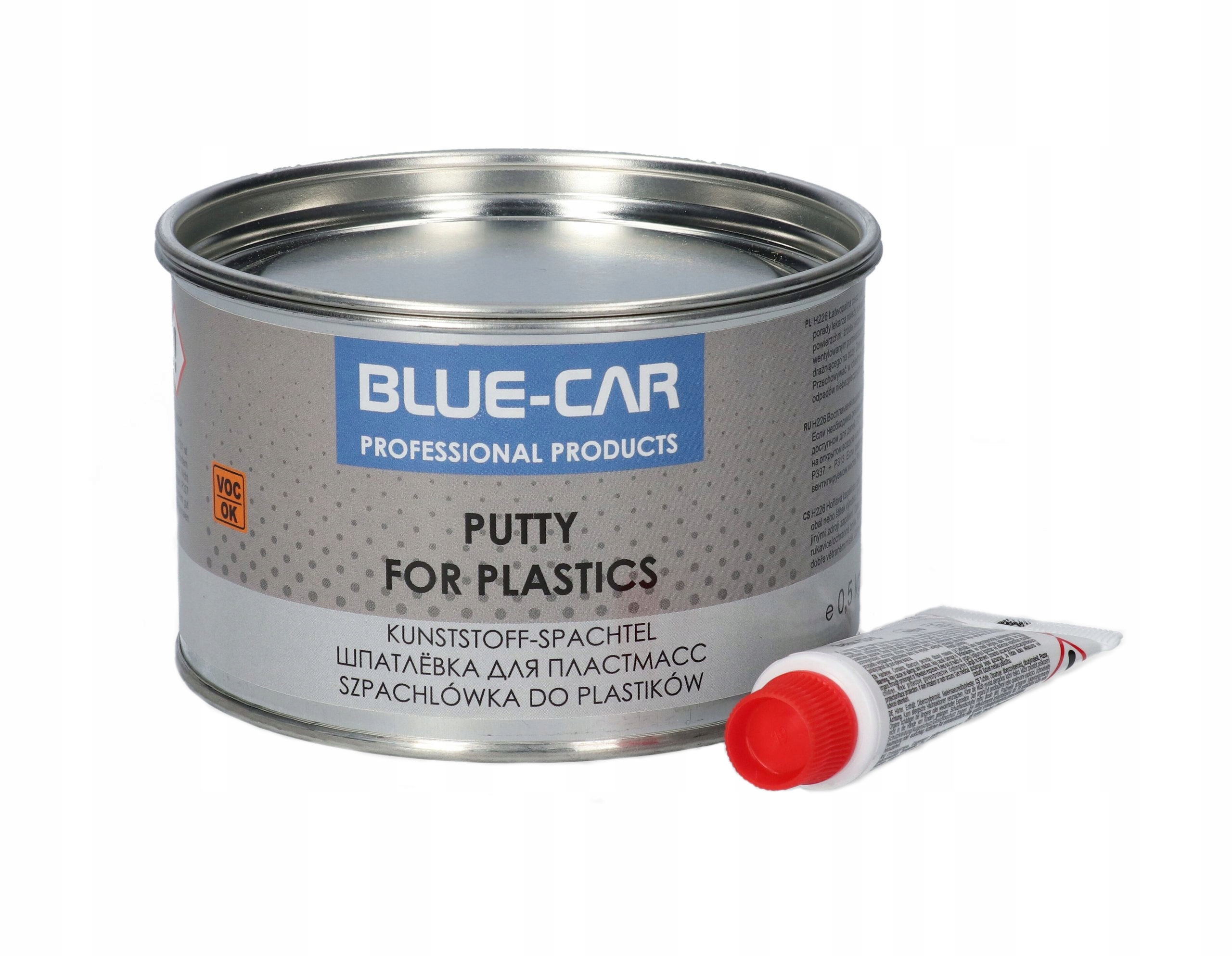 

Blue-car szpachla do plastiku 0.5KG z utwardzaczem