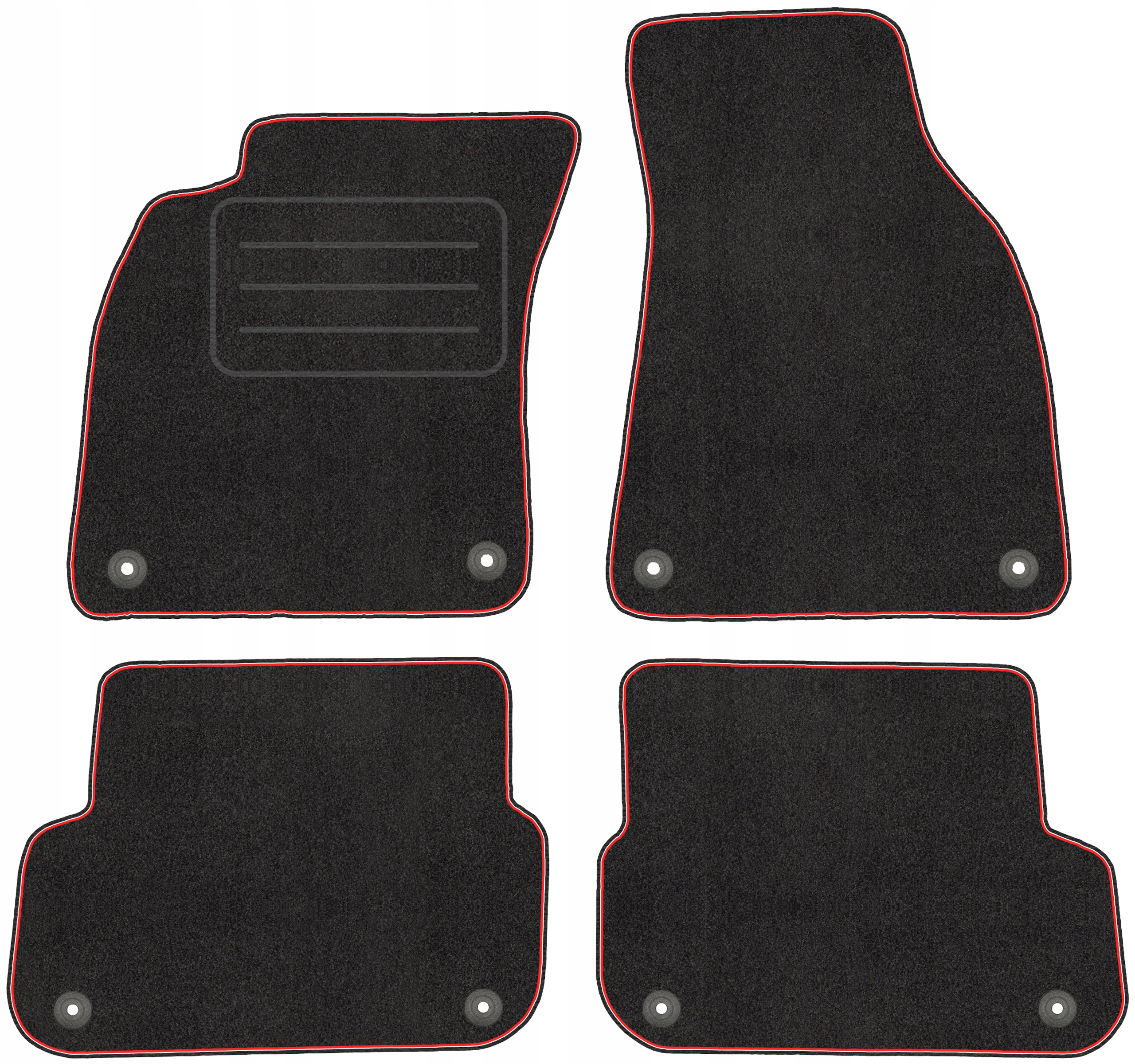 

Dywaniki welurowe poliamid do Audi A6 C6 Fl 06-11