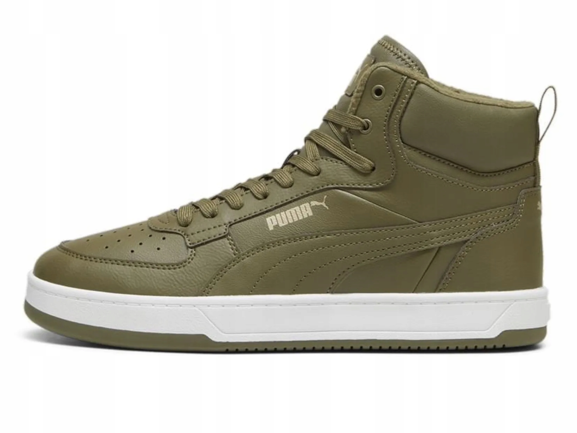 Pánské boty Puma Caven 2.0 MID Wtr khaki s fleecem 392333-03 zateplené 44,5