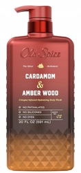 Old Spice Cardamon & Amber Wood 591 ml Żel pod prysznic