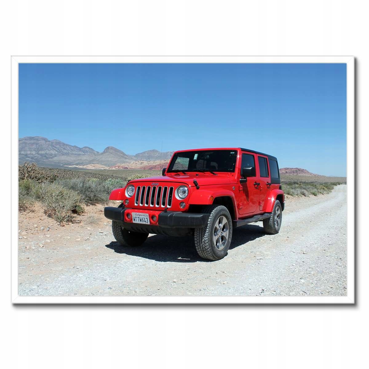 Plakáty v rámu 70x50 Jeep Terénní auto