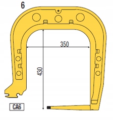 Ramię do zgrzewarki Telwin Inverspotter CA6 dł.430