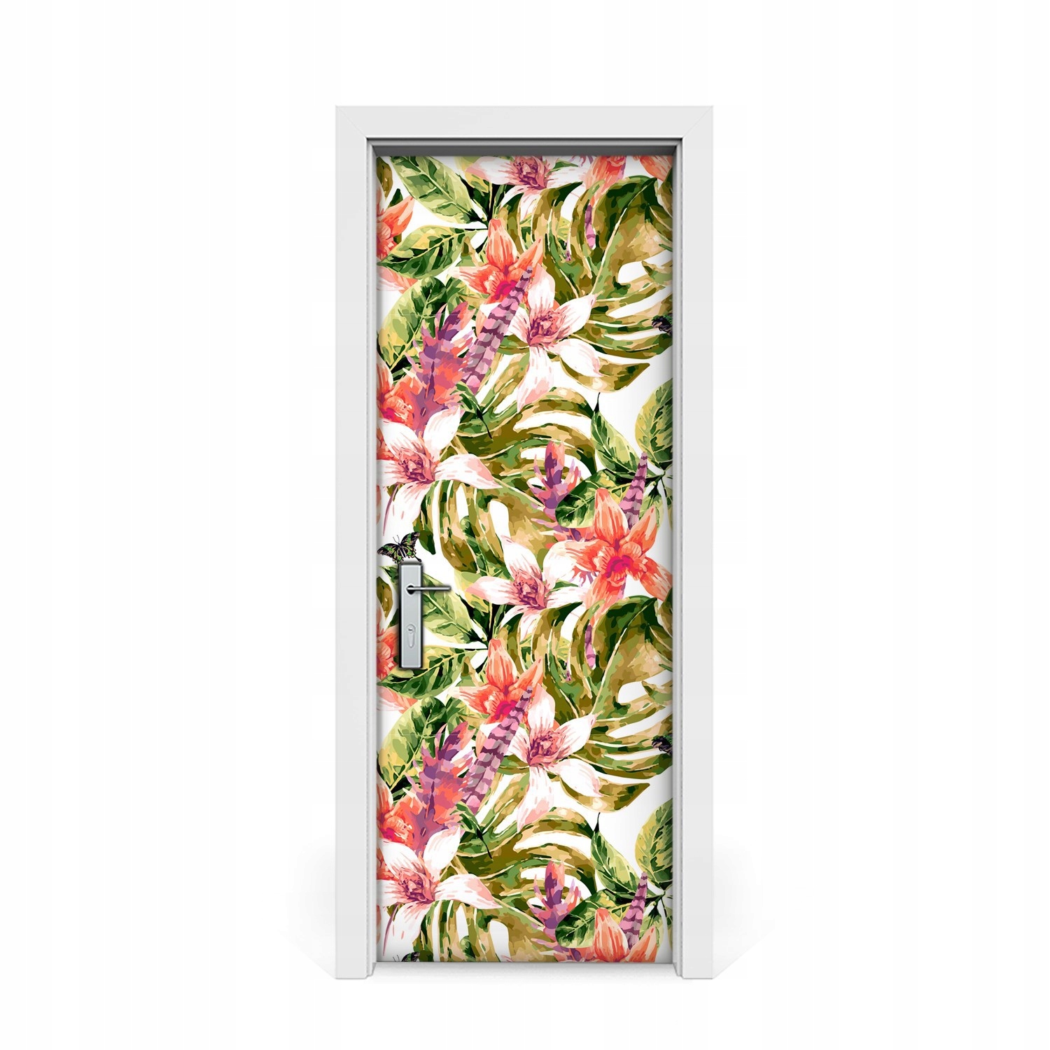 

Naklejka na drzwi Rośliny tropikalne 75x205