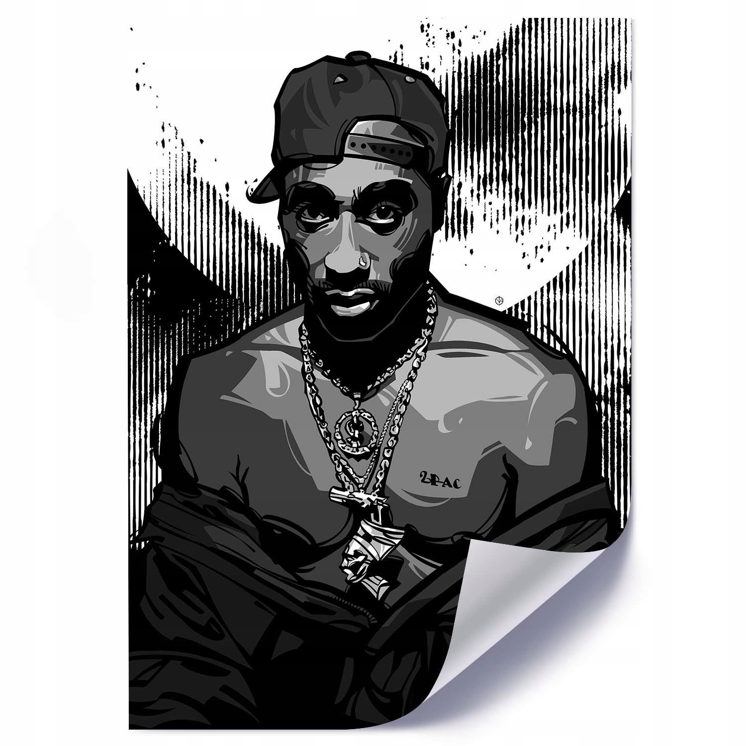 

Nowoczesny Plakat Do Sypialni Król Rapu 50x70