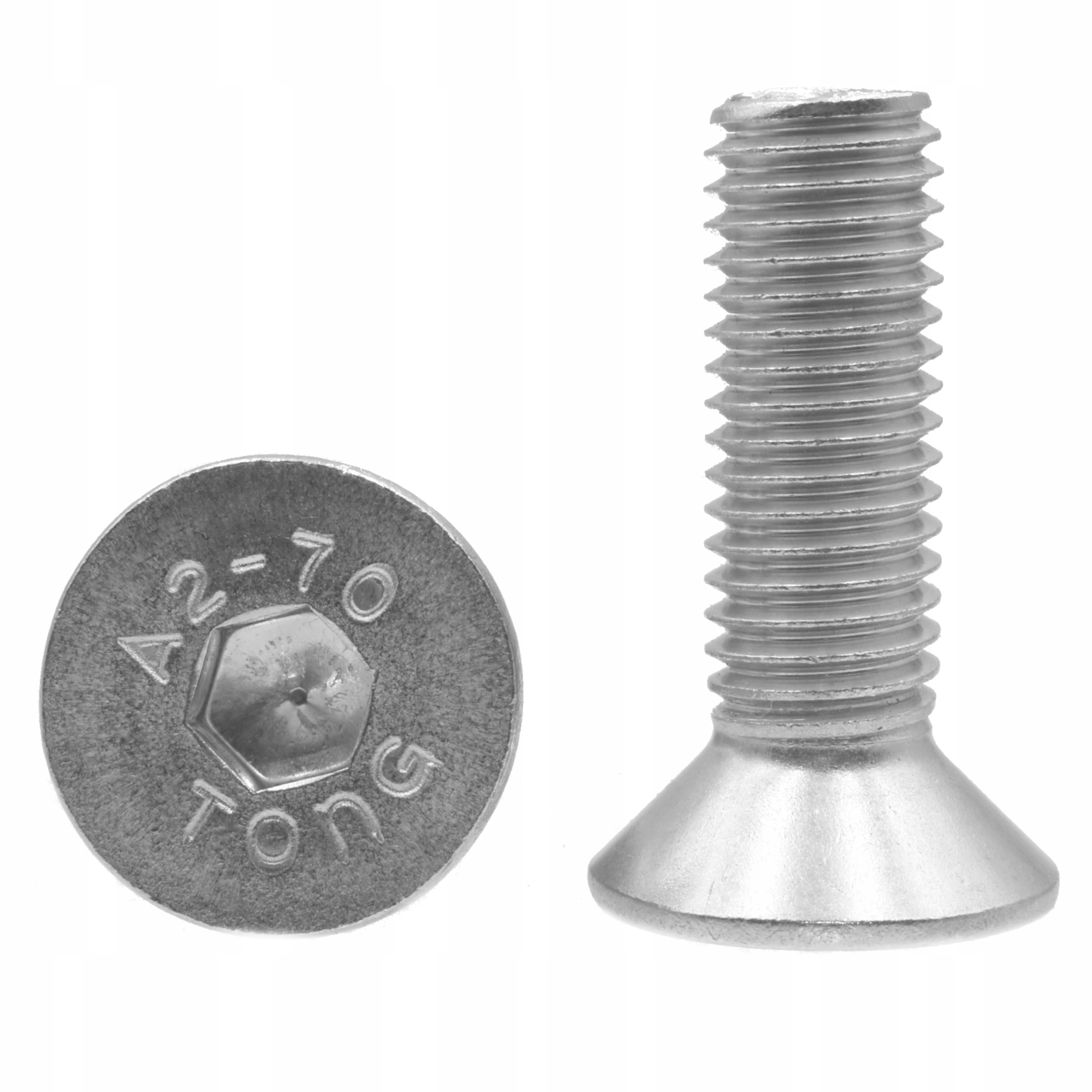 

M4X12 Śruba Stożkowa na Imbus chromoniklowa 50
