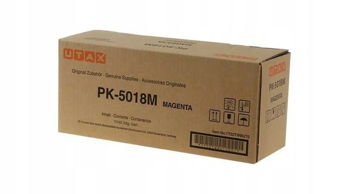 Toner Magenta Utax PC3562 PK-5018M, PK5018M (1T02TWBUT0, 1T02TWB