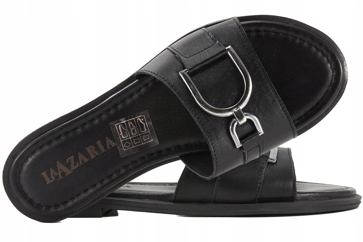 LaAzaria 136 2033 Nazouváky Letní Dámské Kožené černé