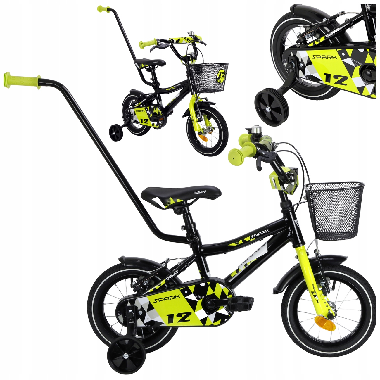 Rowerek Dziecięcy 12 Cali Miravo Rower Alu Dla Chłopca Prowadnik