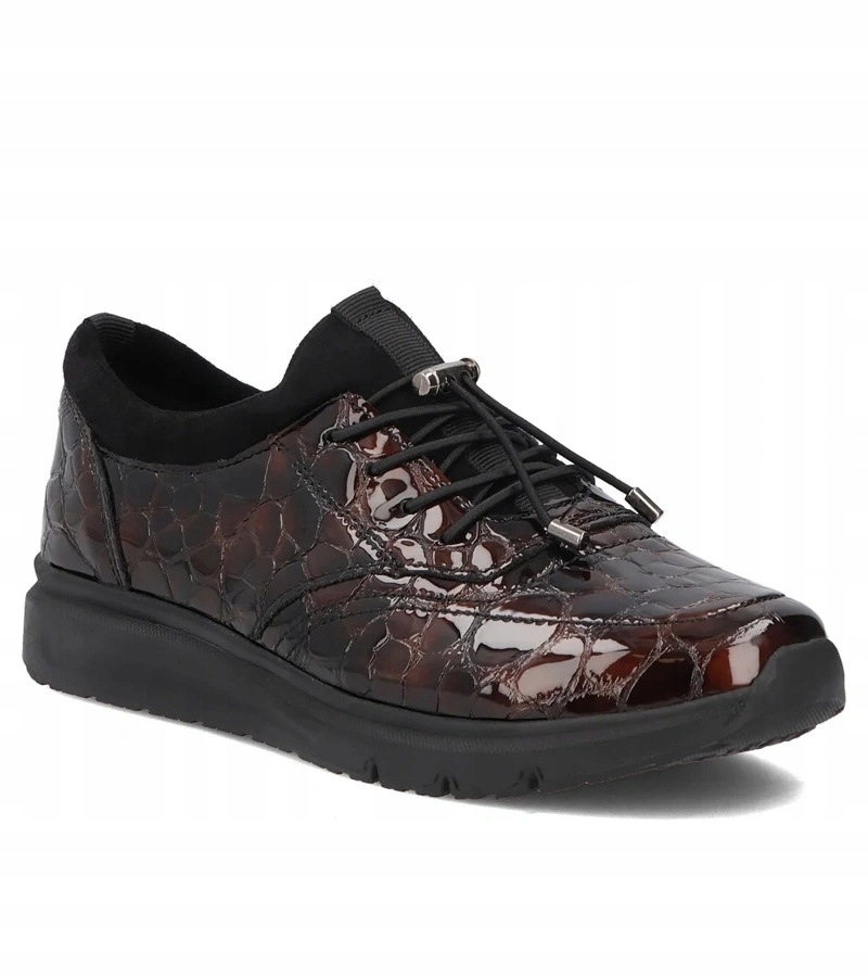 Hers Hnědé kožené polobotky Filippo DP7117/26 vel. 37