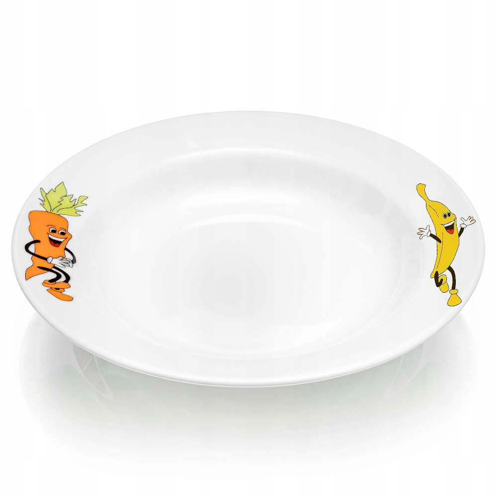 Hluboký Porcelánový Talíř 6 Ks Kids Modermo MP055