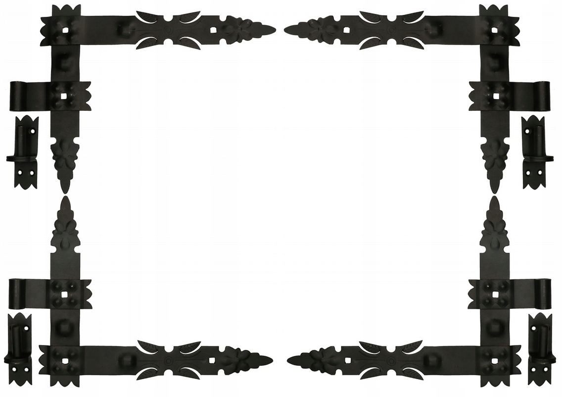 Úhlový Pásový Závěs Pro Dveře 400x320MM Sada 8 El