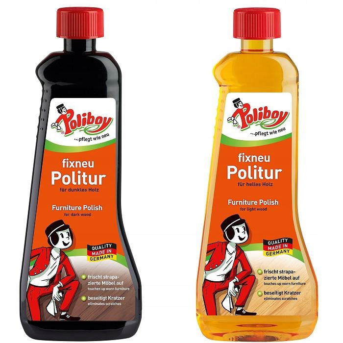 

Poliboy Politura Do Drewna Jasna I Ciemna 2X500ml