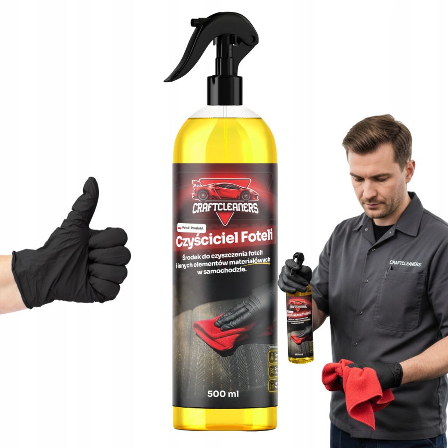 Pranie tapicerki Czyściciel Foteli Craft Cleaners