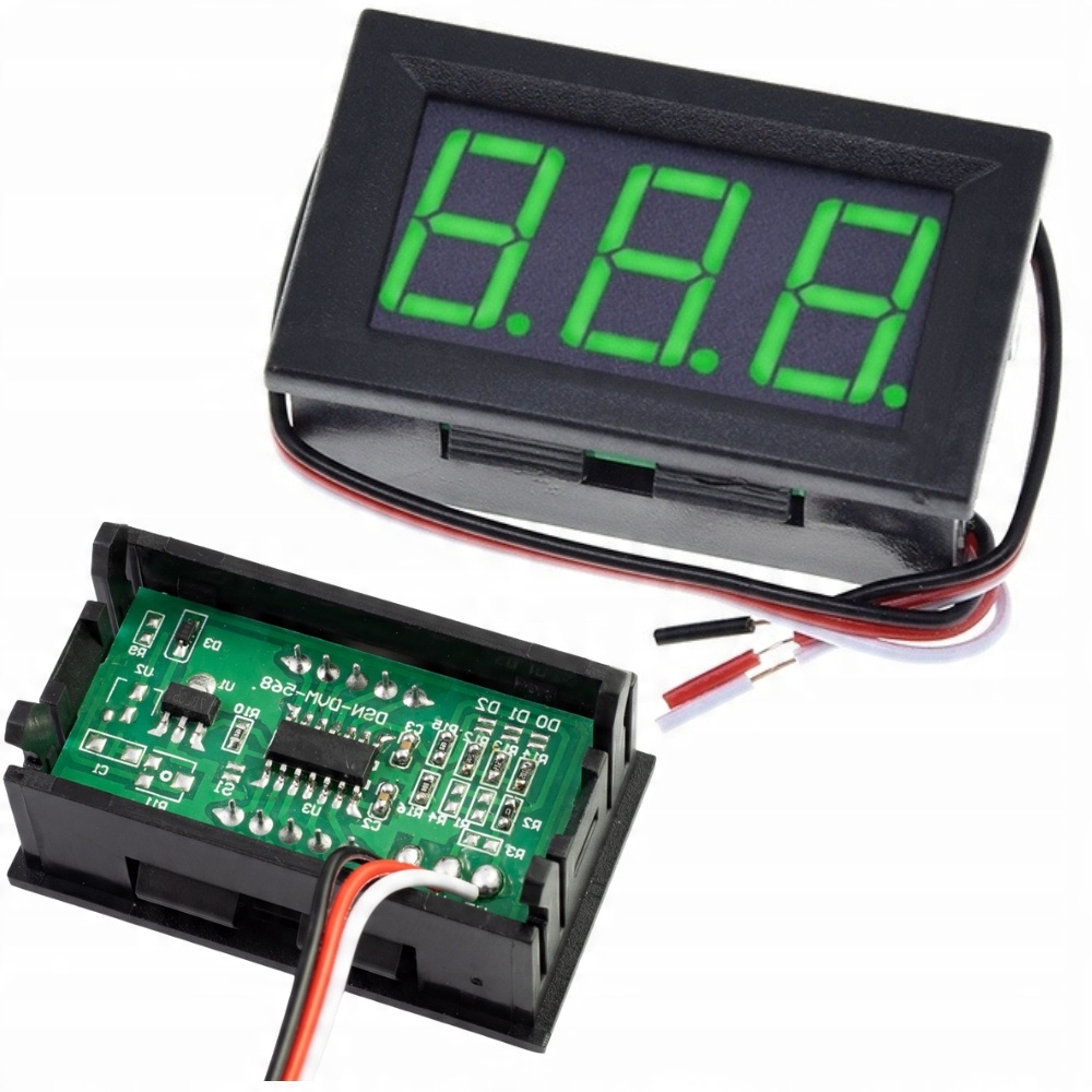

Woltomierz DC Led miernik 0.56" zielony
