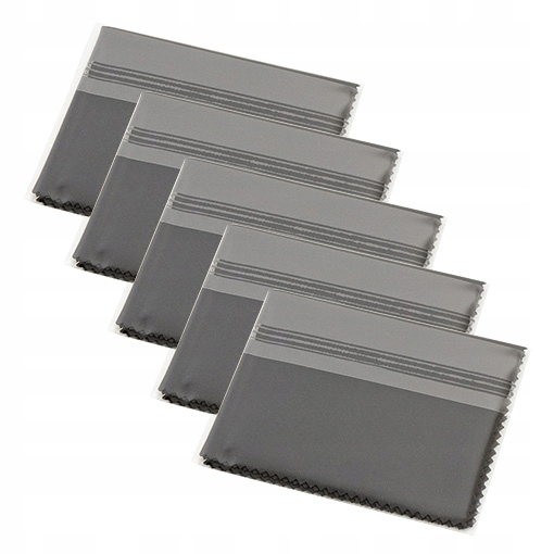 

5x Ściereczka z mikrofibry (pakowane pojedynczo)