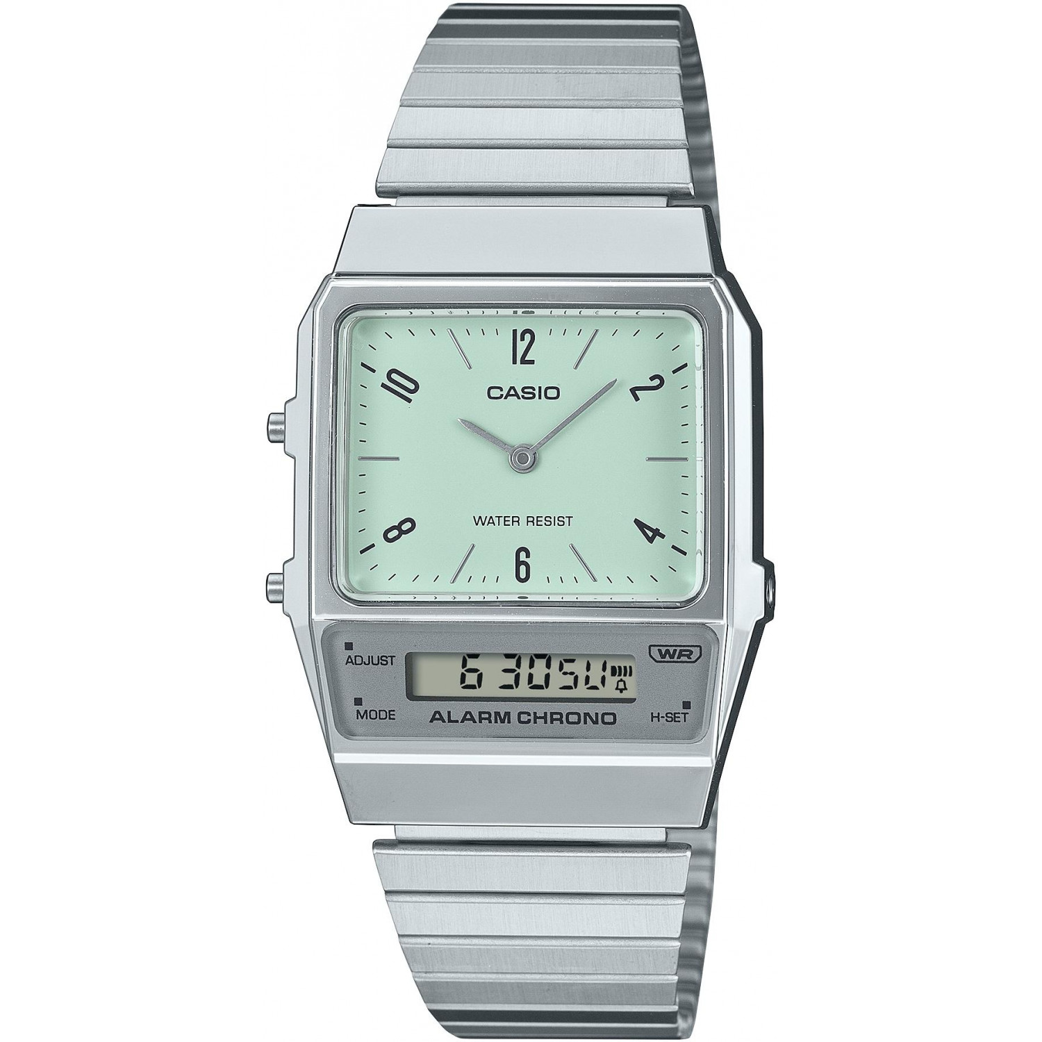 Hodinky Casio Vintage AQ-800E-3AEF stříbrný náramek