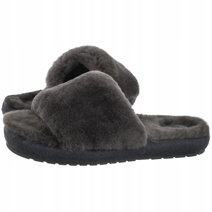 Dámské Boty Pantofle Sandále Emu Australia Mckay Charcoal W13088 Šedé