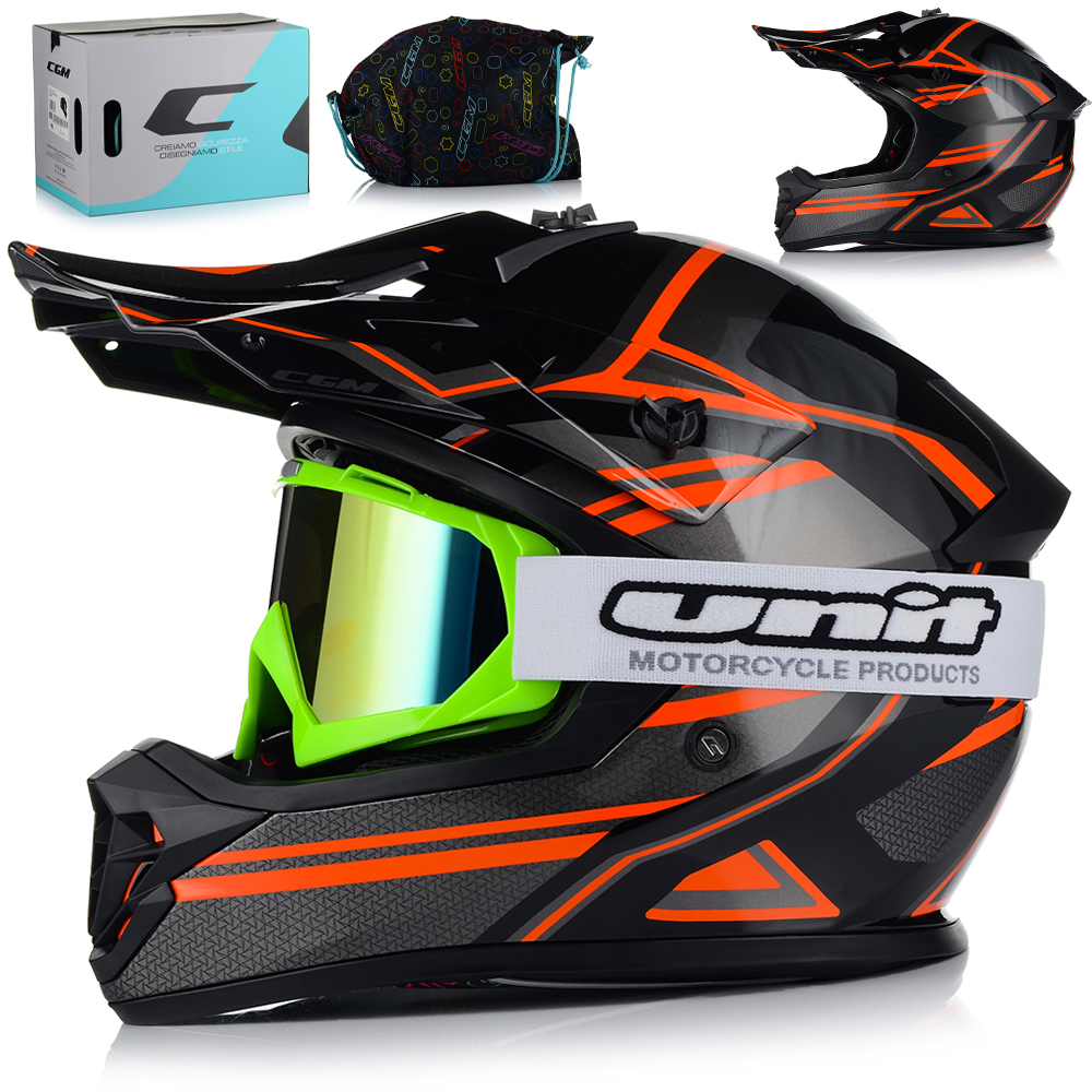 Motocyklová Prilba Cgm 267G Dirt Junior Cross Štvorkolka Atv Pre Deti Malý Ľahký