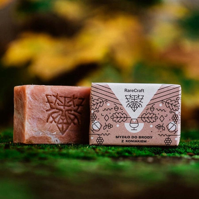 Mydło do brody RareCraft Koniakowe 110g Wielkość Produkt pełnowymiarowy
