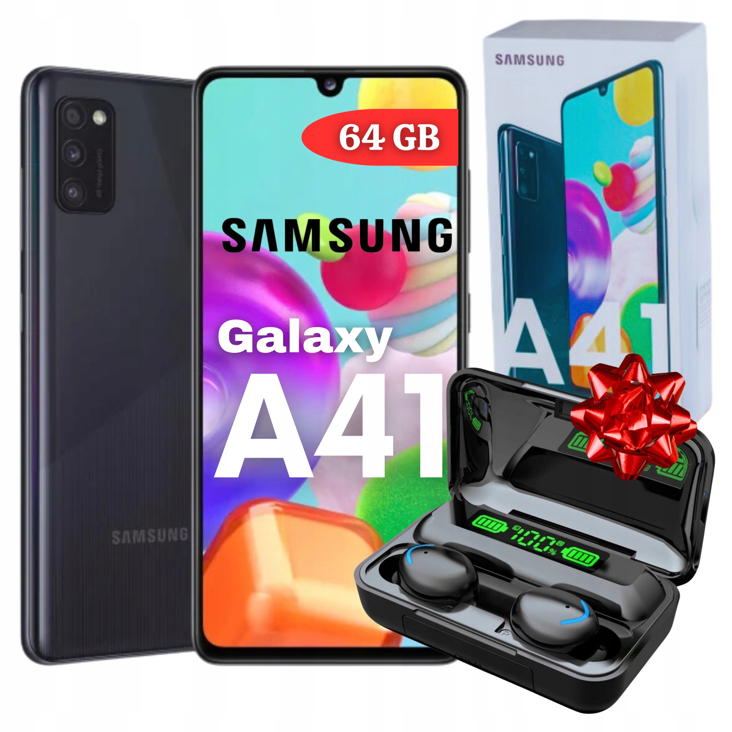 Galaxy A41 ブラック 64 GB SIMフリー Galaxy A41 SC-41A ブラック