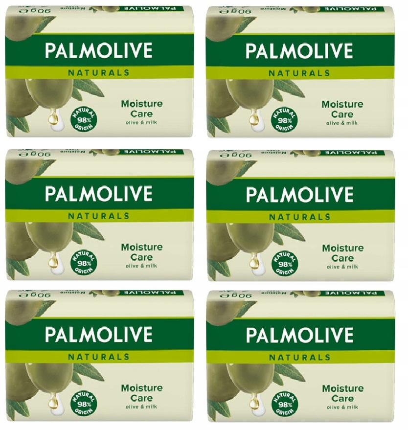 

Palmolive Mydła w Kostce Olive & Milk 6x90g