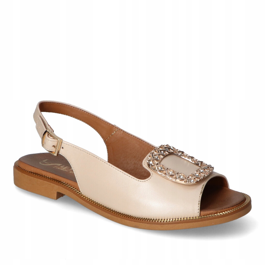 Sandály Lewski 3230/Z Béžová perla 37