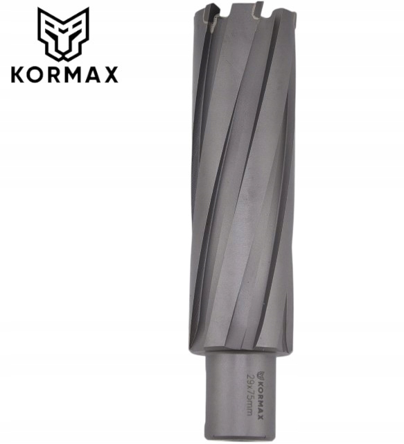 Fréza trepanační s karbidem 31 x 75 mm vrták 31 x 75 Weldon Kormax
