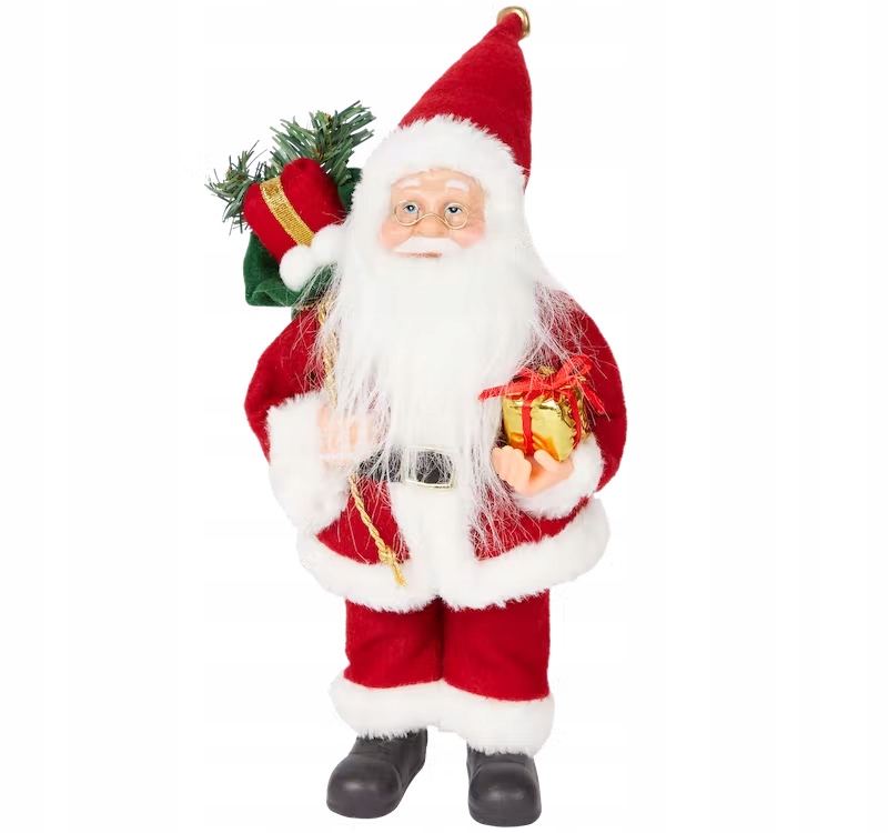 

Figurka świąteczna Mikołaj duży stojący 25cm