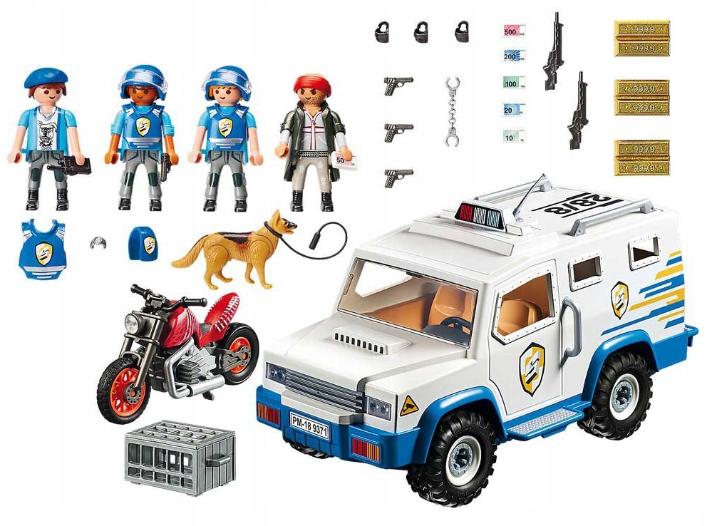 KLOCKI PLAYMOBIL 9371 TRANSPORTER PIENIĘDZY 9371 % Rodzaj zestaw
